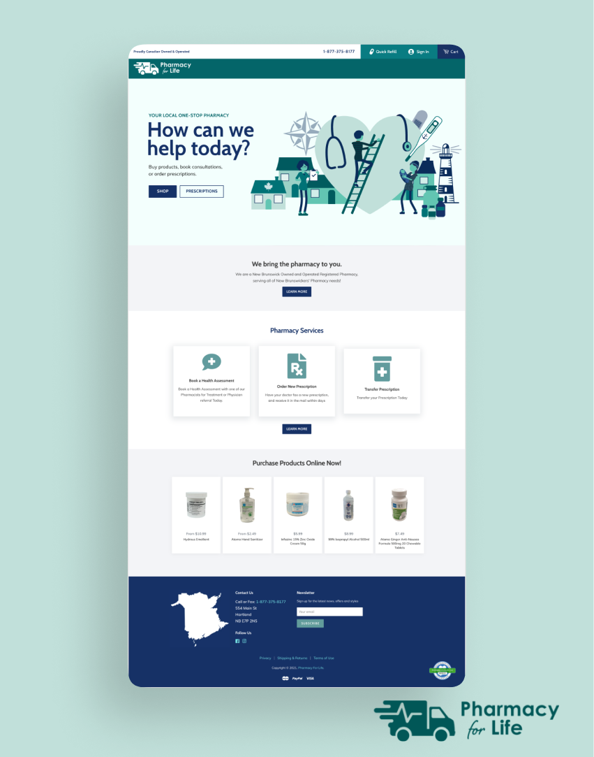 Pharmacy for Life Website